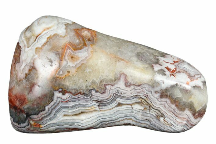 Polished Crazy Lace Agate - Mexico #180548